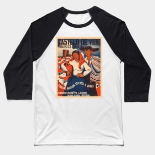 Castelo de Vide Portugal Vintage Poster 1930s Baseball T-Shirt